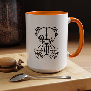 Open image in slideshow, Coffee Mug - Bearly Hanging On Bear Design
